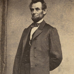 Picture of Abraham Lincoln Standing, New Photo Reproduction of an Old ...