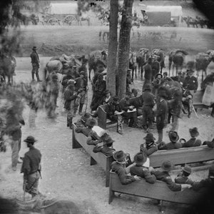 Ulysses S. Grant, Writing, Virginia, May, 1864, Civil War Era,  New Reproduction Picture