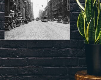 Cleveland, Ohio, Early 1900's, 1910's Picture, Euclid Avenue,  New Reproduction Photo Print