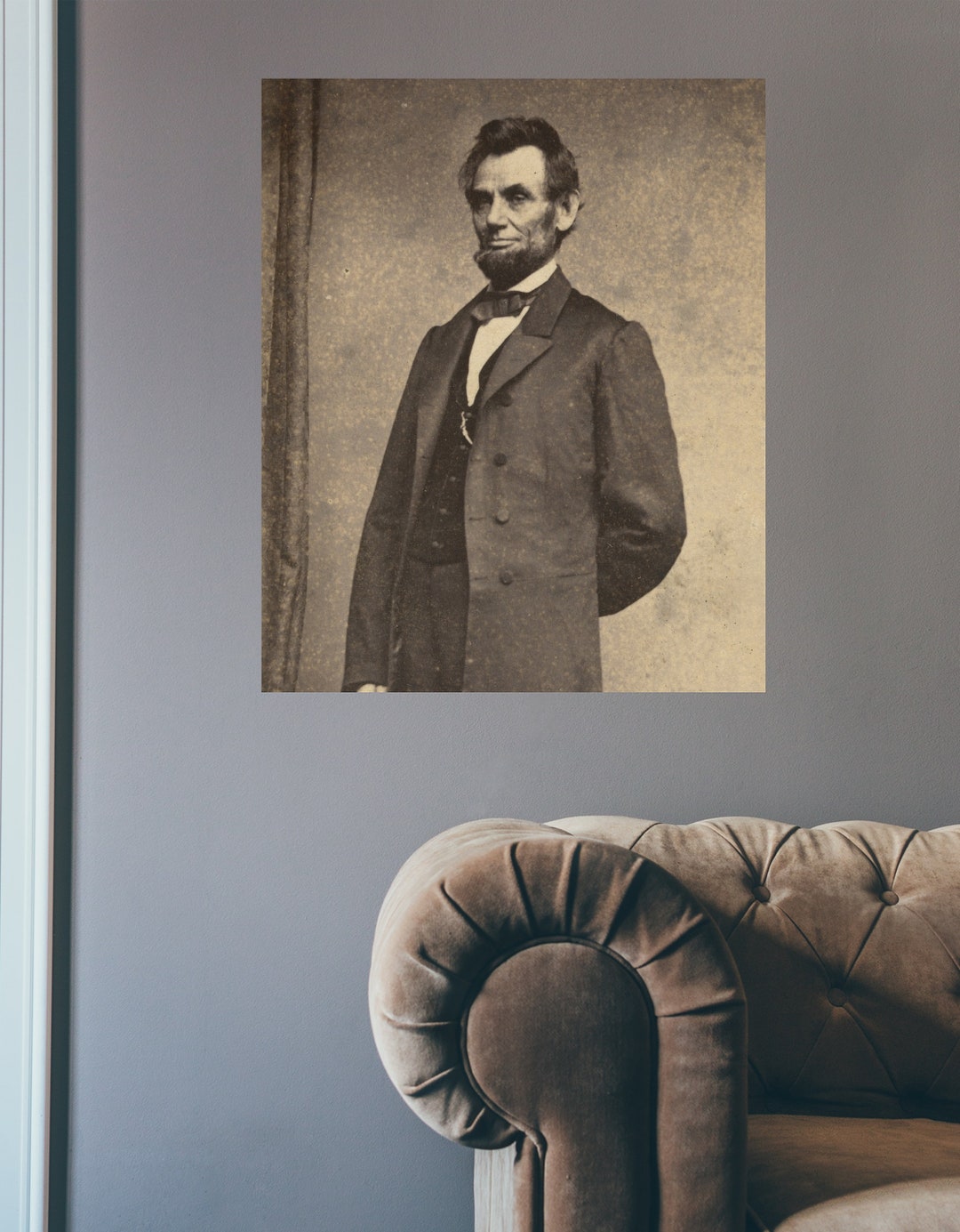 Picture of Abraham Lincoln Standing, New Photo Reproduction of an Old ...