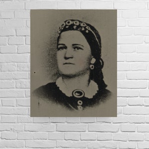 Picture of Mary Todd Lincoln, 1860s ,New Reproduction Photo, Mrs. Lincoln