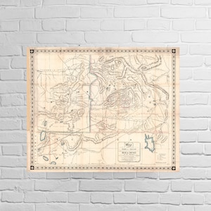 May include: An antique map of the Great Salt Lake, Utah, printed in black and white with hand-drawn details. The map is titled "Map of Great Salt Lake, Utah, Showing the Routes of the Exploring Expeditions of Captain Stansbury, and of the U.S. Government Survey under Captain Gunnison, and the Route of the Overland Mail to California, by the Central Route, as surveyed by the U.S. Government, under the direction of Captain J.H. Simpson, U.S. Topographical Engineers."