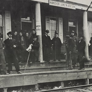 Hanover Junction, Pennsylvania, 1863, PA, 1800&#39;s Photo, Civil War Era, New Reproduction Picture