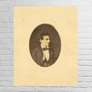 Abraham Lincoln, New Reproduction of an Old Photo from 1857
