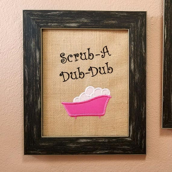 kids bathroom decor, funny bathroom sign, rustic wall decor, burlap wall  sign, red bathroom decor, bathroom wall hanging, cute bath decor