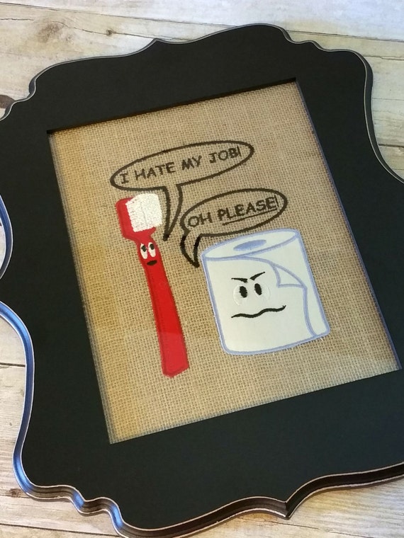 Funny Bathroom Sign Funny White Elephant Gift Rustic Etsy