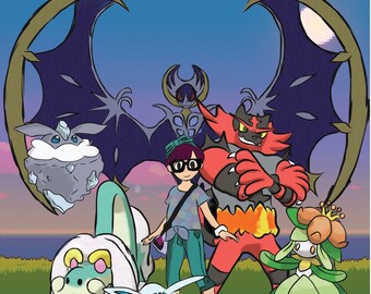 pokemon trainer etsy