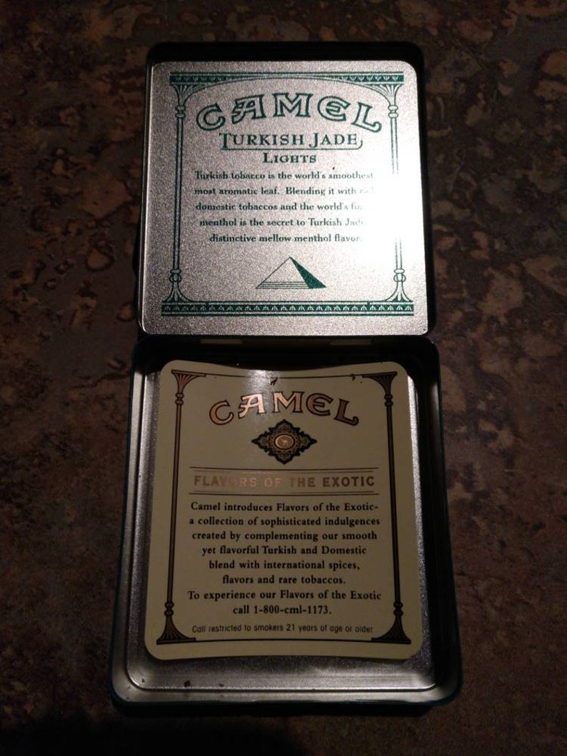 Vintage Camel Tin Cigarette case made in Germany Turkish ...