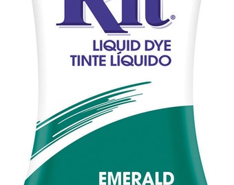 EMERALD green Rit All Purpose Fabric Liquid DYE 8 ounce bottle 88310