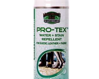 PRO-TEX Aerosol spraY Waterproof Water Stain Protection protecT Suede Leather Shoe Boot Bass bucks nubuck Pro Tex Moneysworth & Best 15101