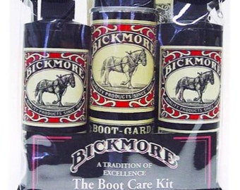BICKMORE Boot Care Kit W Bick 1 Cleaner Gard More Water Repellent Protectant Bick 4 Conditioner Polish for Leather Boots Shoes 10FPR201 Etsy UK