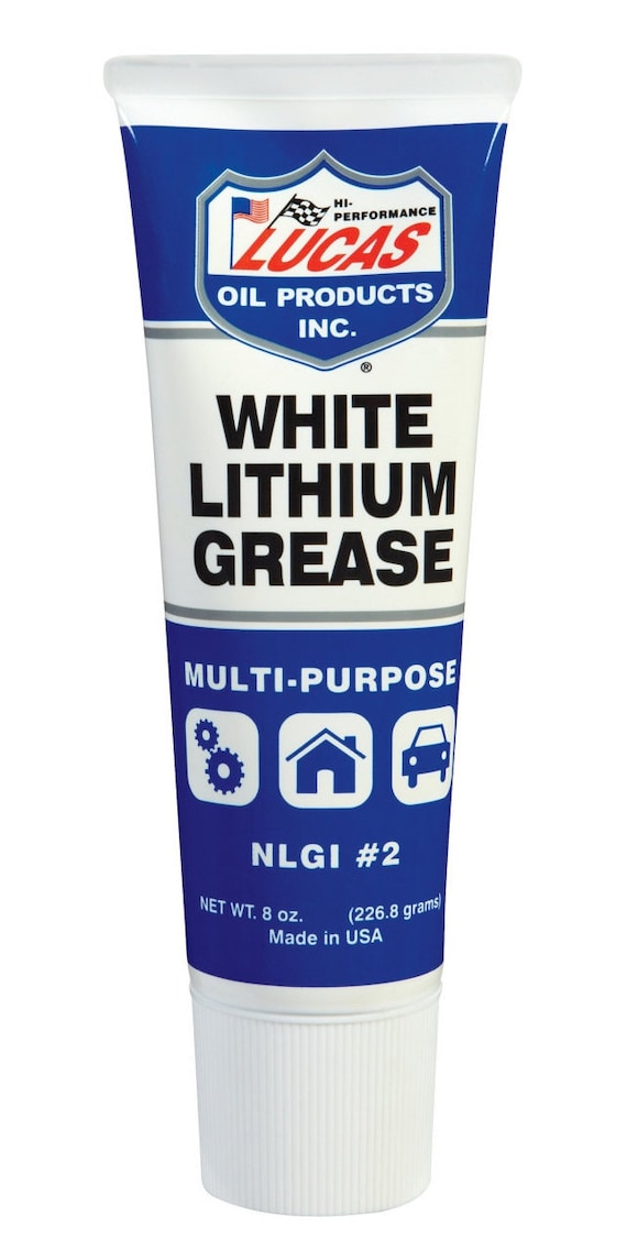 White Lithium GREASE Tube Lubricant NLGI 2 Auto Car Truck Tractor Shop  Outdoor Lubricate Thick Lubricating LUCAS 10533 -  Ireland