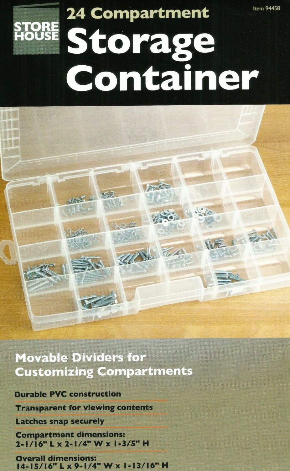 Fleming Supply Storage Containers 24-Compartment Plastic Small Parts  Organizer in the Small Parts Organizers department at