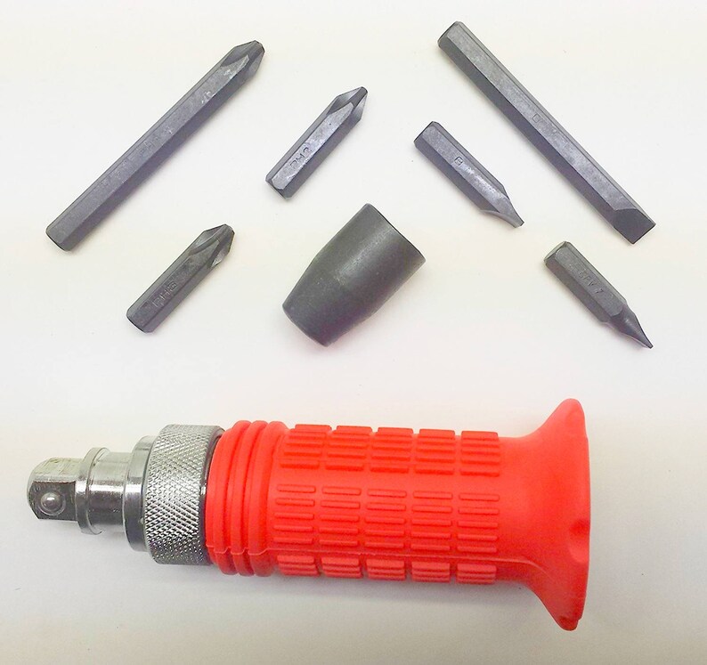 6 Bit IMPACT SCREWDRIVER SET 1/2 Inch Driver Kit With 6 Etsy