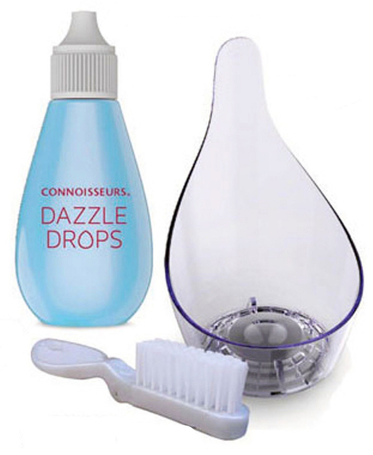 Dazzle Drops Crème Advanced SILVER JEWELRY Cleaner 3 Piece Cleaning Kit  Sterling & Silver Plate Jewelry W Gemstones CONNOISSEURS 1061 