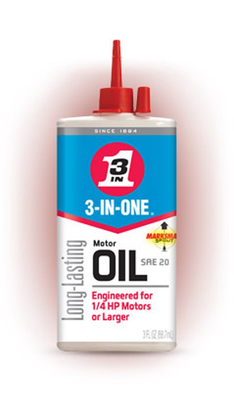 3INONE Sae 20 Electric Motor Oil Long Lasting Drip Bottle LUBRICANT for Lubricating Motor Fan