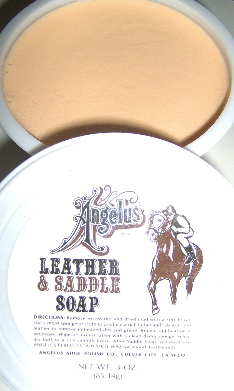 LEATHER & Saddle SOAP Paste Cleaner Conditioner for Boots Etsy