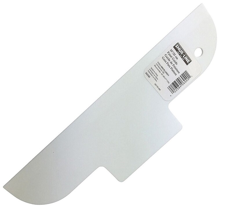 PAINTERS TOOL White Plastic Painting Trimmer Painting Straight Edge