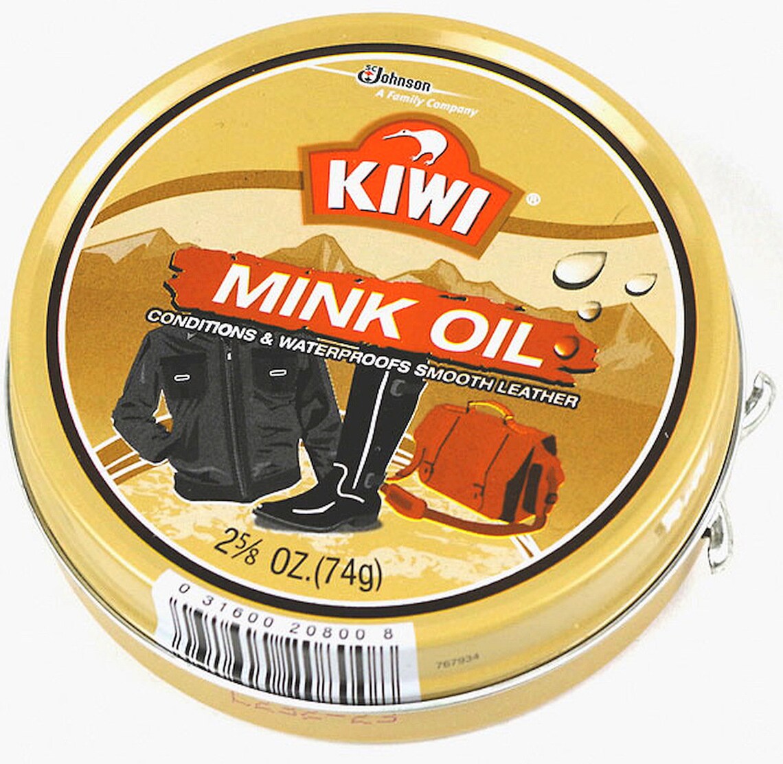 KIWI MINK OIL Paste Waterproofer Protect Conditioner Leather Boot Shoe