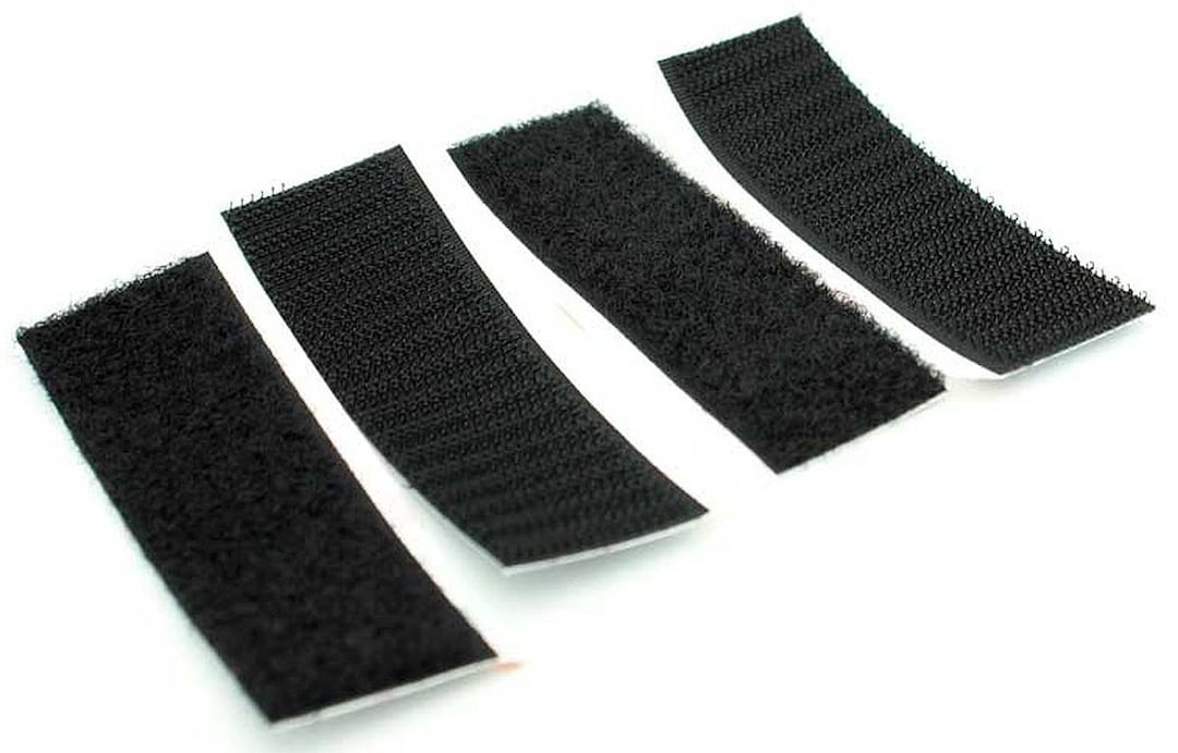 VELCRO Heavy Duty Fastener STRIPS Self Adhesive 2 Sets = 4 Strips Total