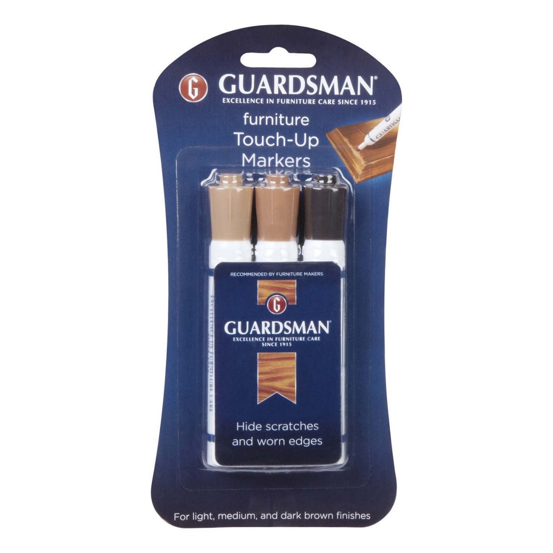 Wood Furniture Touch up 3 MARKER Pen Scratch Brown Wood & Furniture