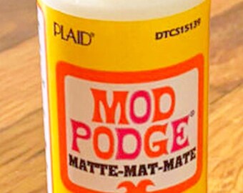 plaid mod podge water base sealer glue, finish gloss 2fl oz. cs15138