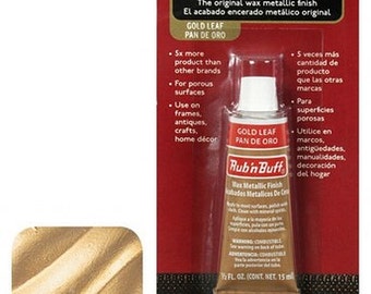 Rub 'n Buff Metallic Wax Finish .5oz decorating home décor