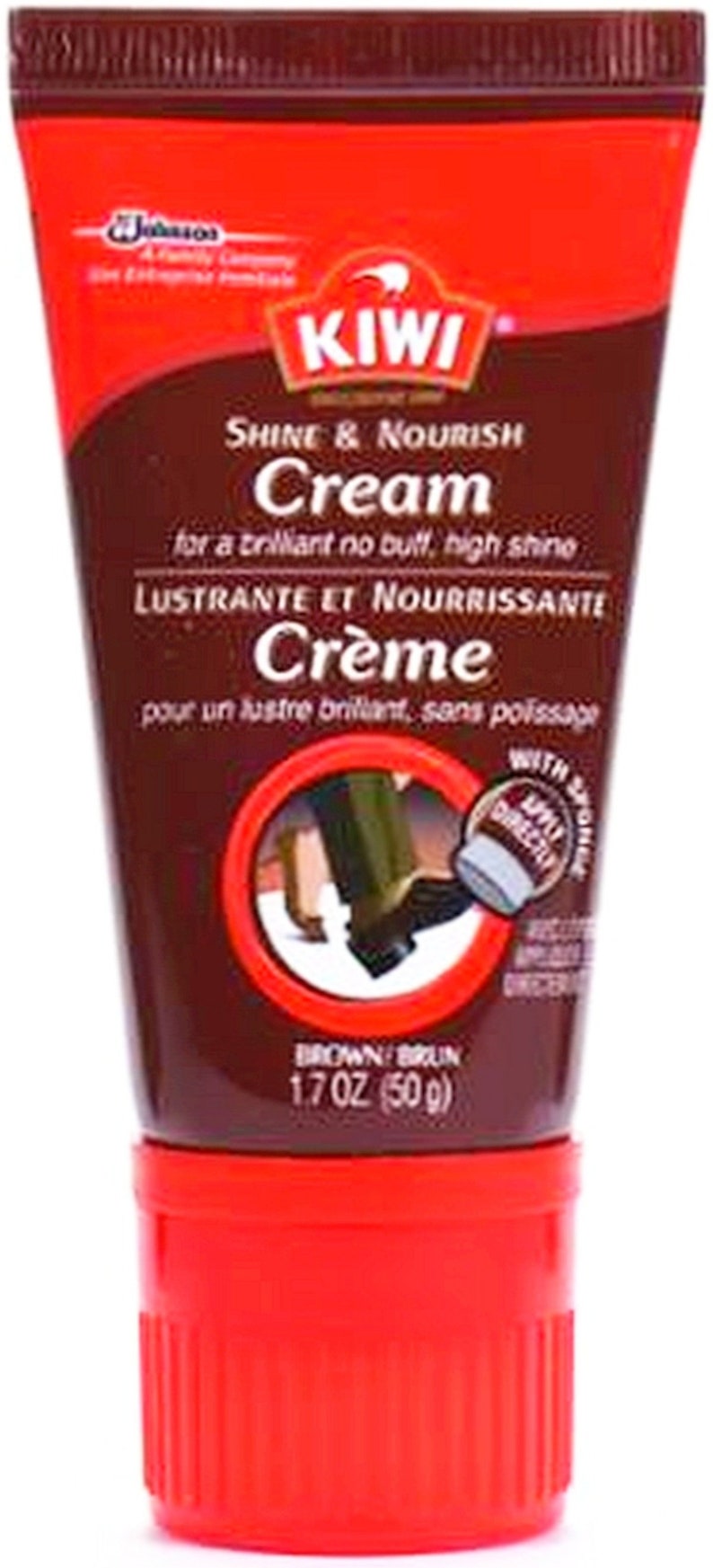 BROWN Color Boot & Shoe CREAM Polish Tube with sponge Etsy BROWN Color Boot & Shoe CREAM Polish Tube with sponge Etsy