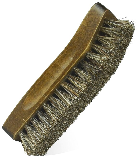 Horse Hair Brush Shoe Brush Boot Brush Leather Shine Brush Shoe Cleaning  Brush Portable Cleaning Brush 