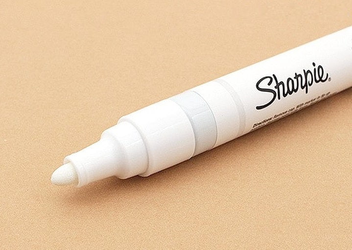 Sharpie Oil-Based Paint Marker - White, Medium Point, Pkg of 2