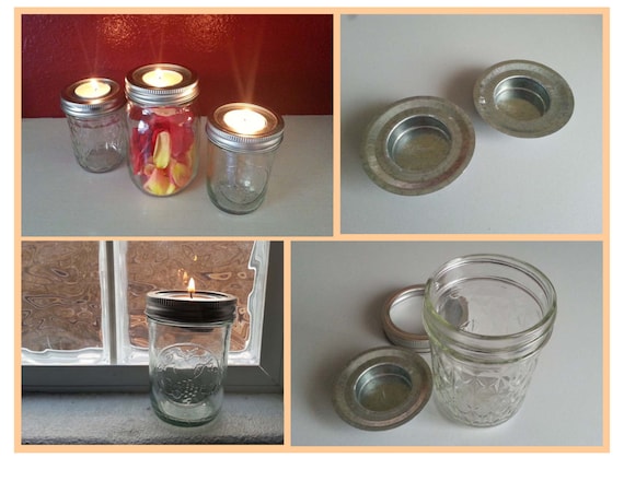 12 Pcs Mini Candle Jars Round Metal Candle Cups Tea Light Tins DIY