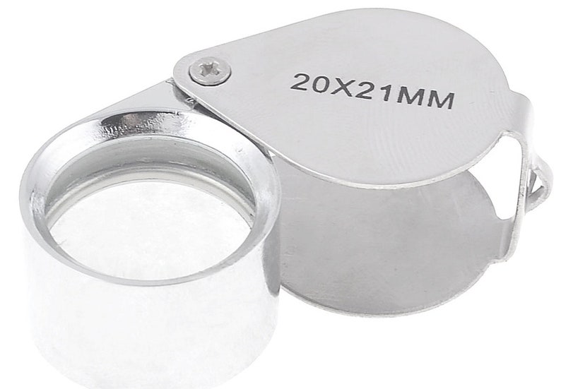 Jewelers LOUPE 20x 21mm Lens 20 Power MAGNIFYING for Jewelry Coins