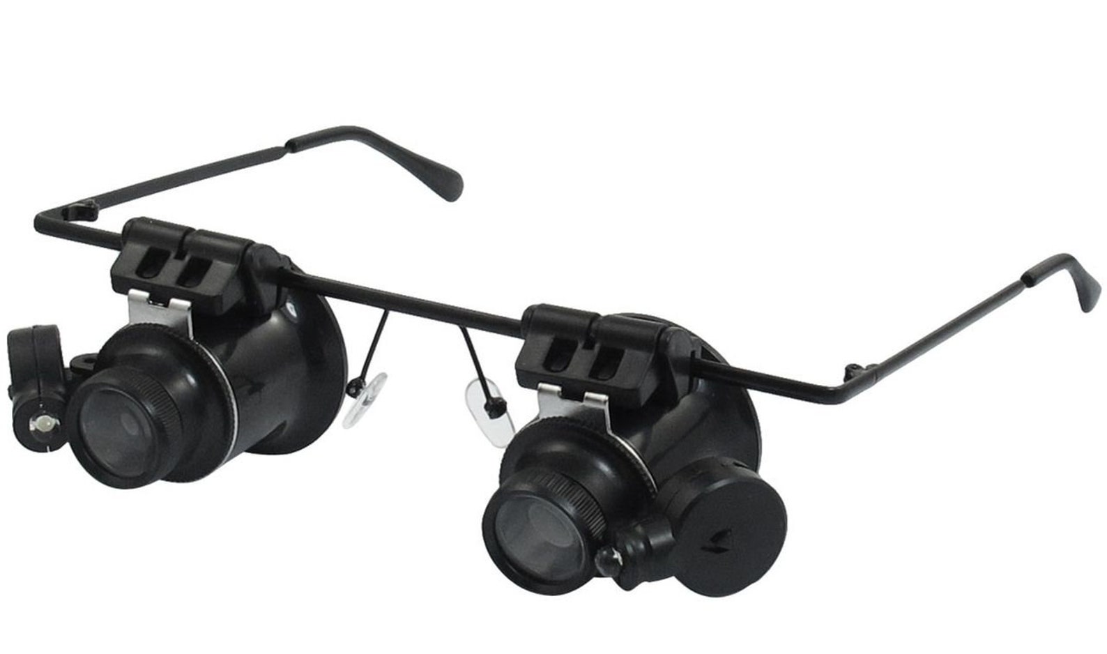 Dual Lens 20X MAGNIFYING Eye GLASSES W/ Led Lights 20 Power Etsy