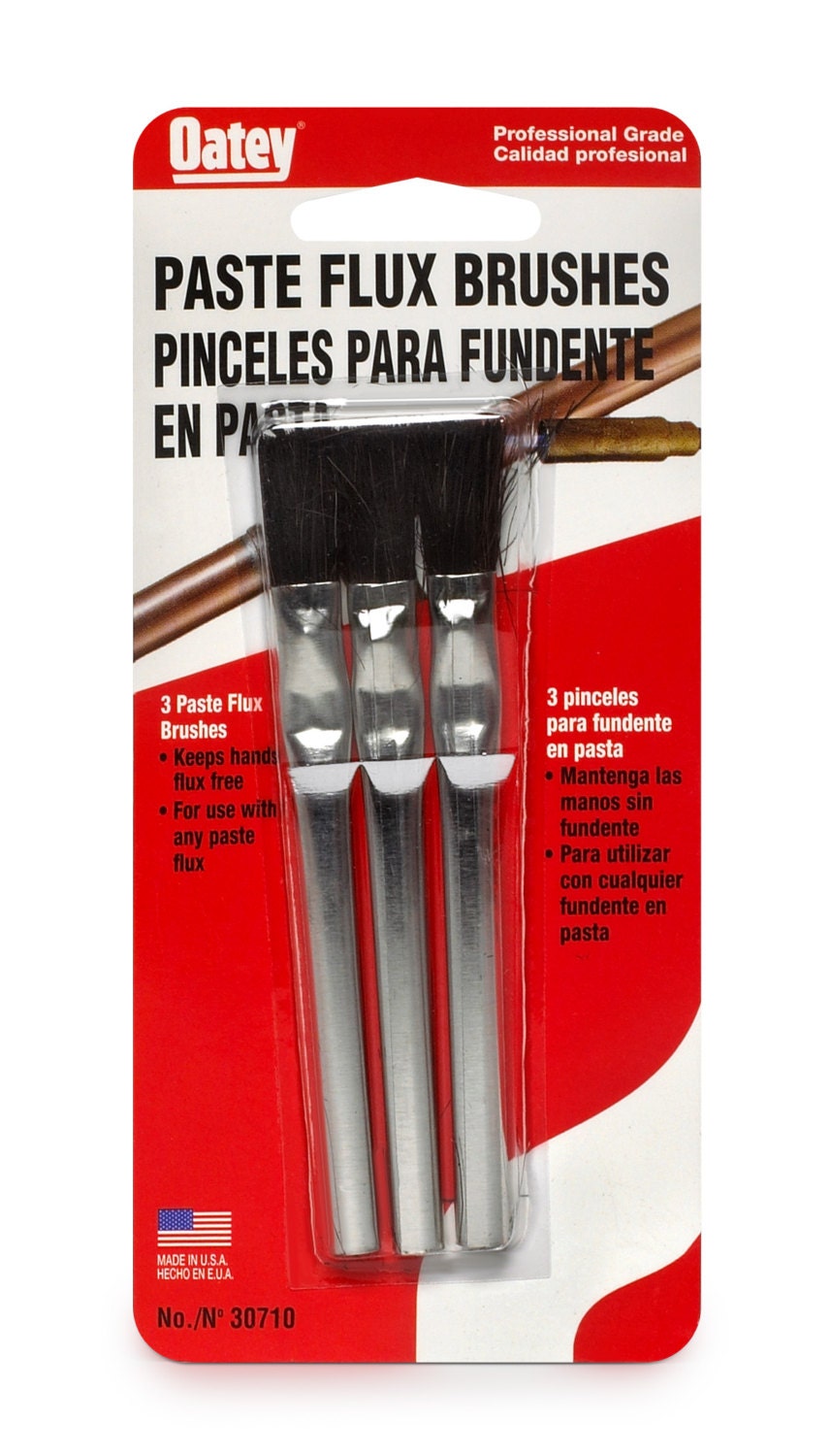 Flux Brush 1/4 Wide pkg of 12 16.250 