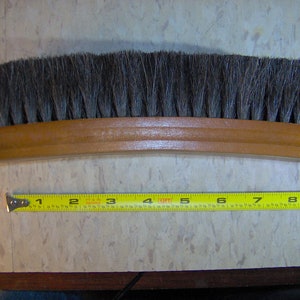 2 Vintage Horse Hair Brush Shoe Shining Polishing Brush Kiwi Kwik'n Easy  Shine Felton 264 6 Large Brush Natural Bristle Wooden Painting 