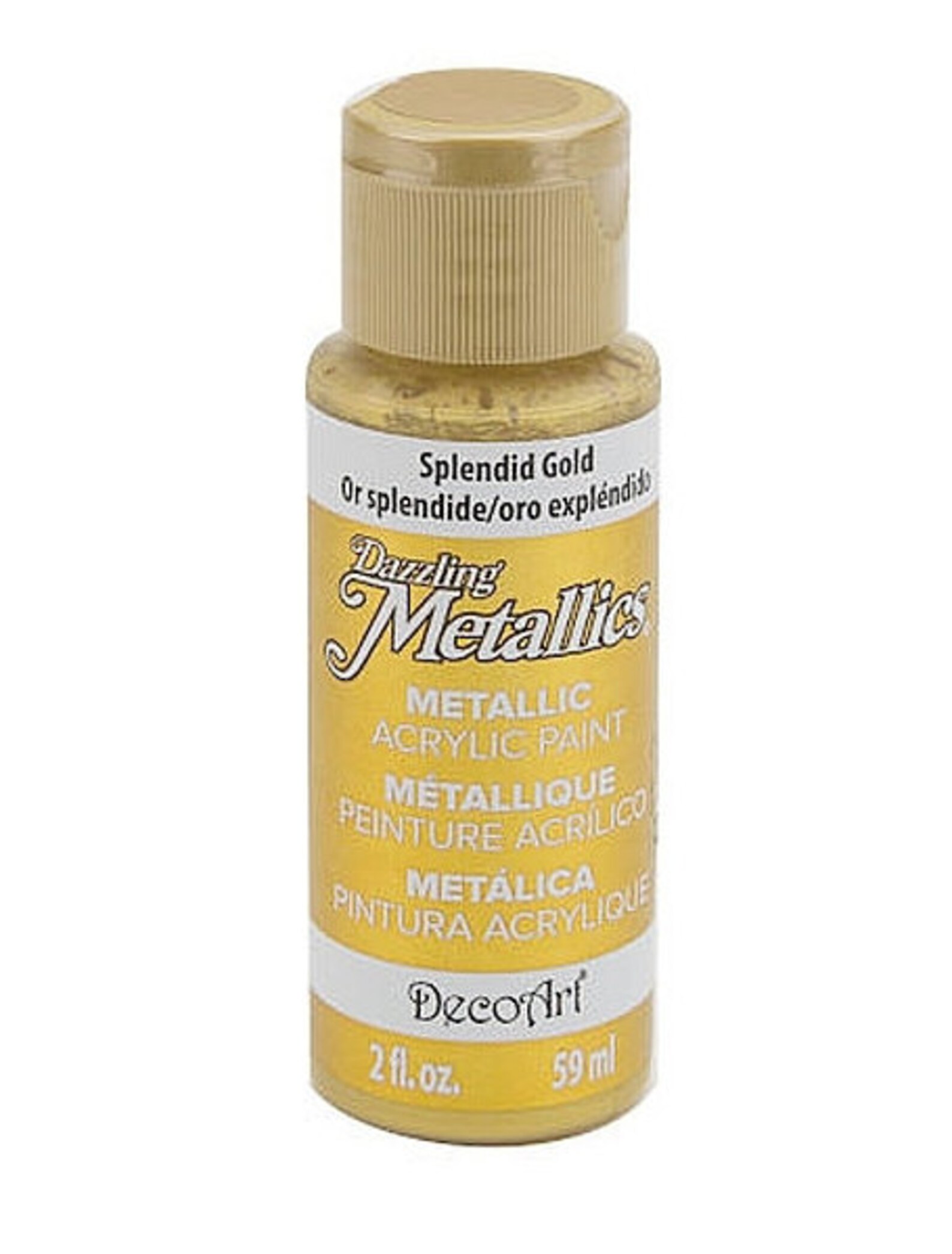Dazzling Metallics SPLENDID GOLD Metallic Paint Leaf Gilding Leafing