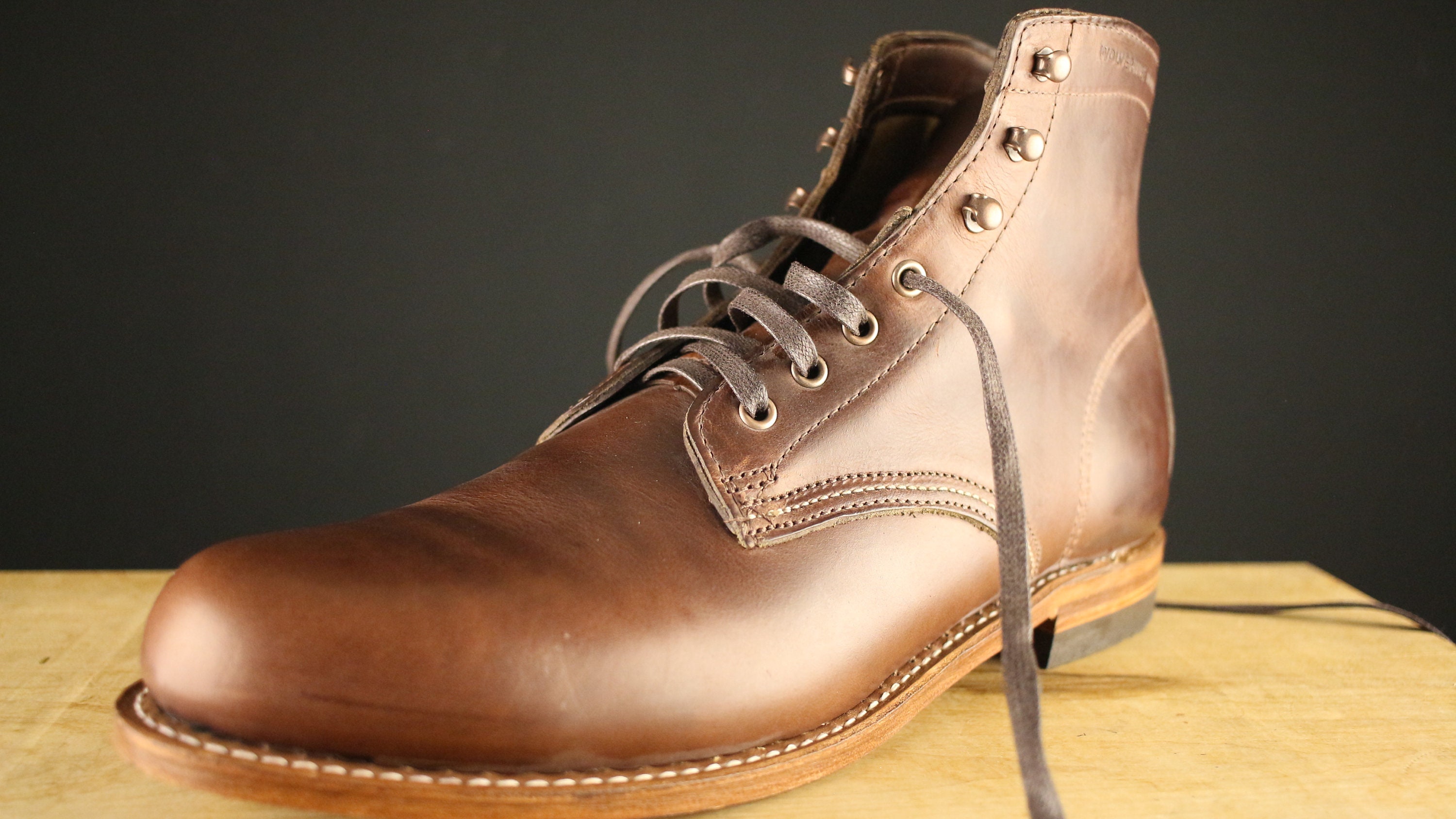 Brown Flat Waxed BOOT LACES 63 in Long X 1/4 Wide Etsy