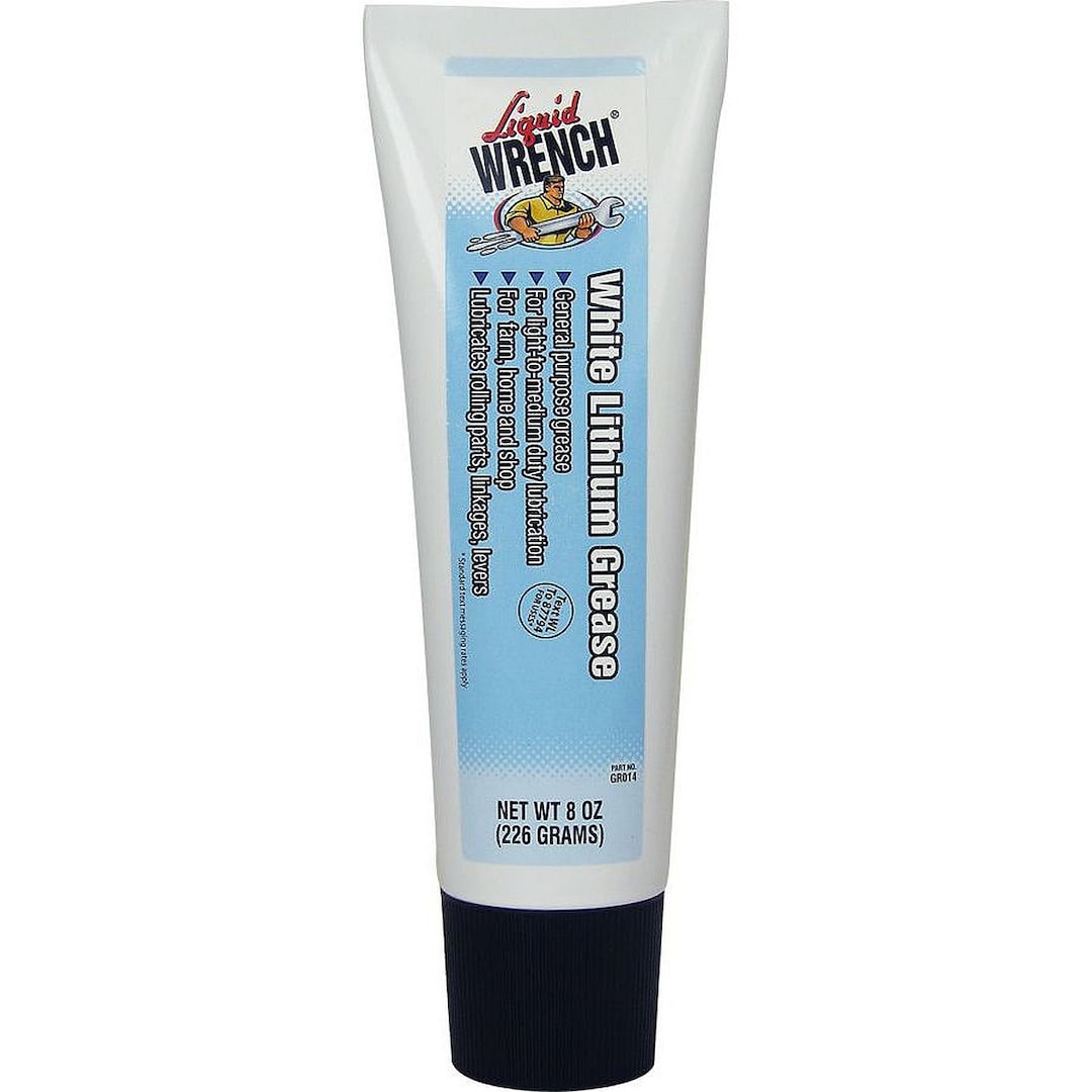 White LITHIUM GREASE Tube General Purpose Lubricant NLGI 2 Light to