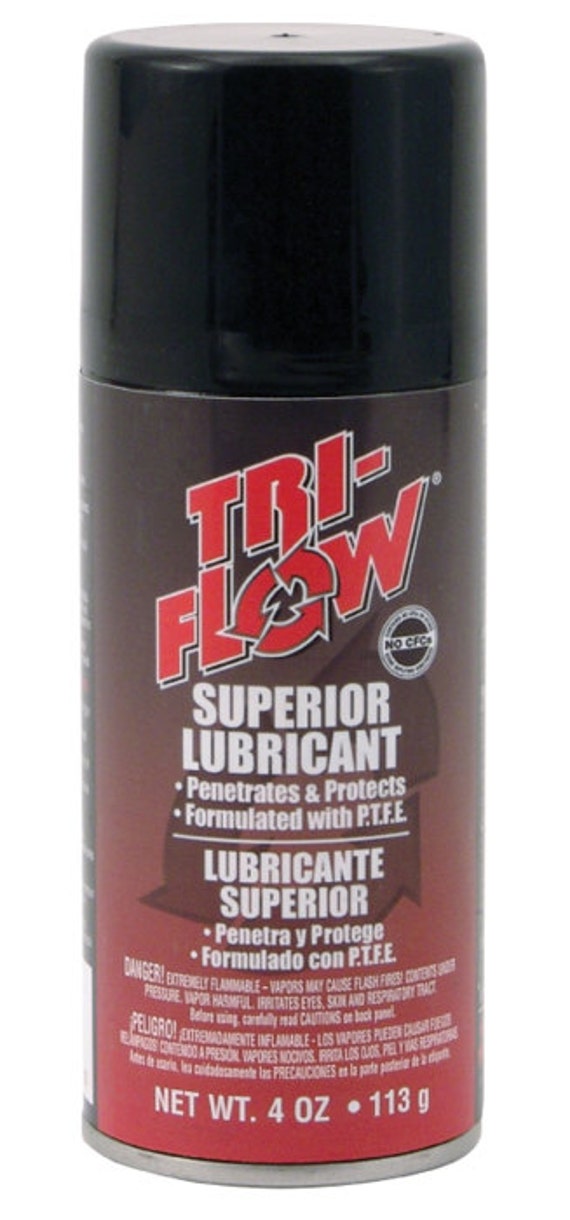 TRI-FLOW With Ptfe Teflon Superior Lubricant 4 Oz Protect Penetrating  Lubricating Oil Aerosol Spray Can and Straw TRIFLOW TF20009 