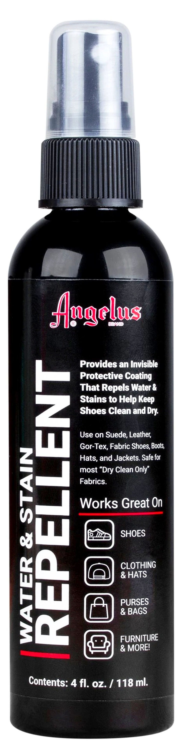 Spray Water & Stain Repellent for Boot Shoe Leather Suede Sneaker Fabric  Canvas Waterproof Protect Waterproofing Aerosol Angelus 851-05-000 