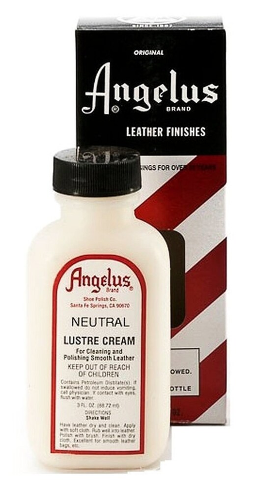 Angelus Leather Preparer Deglazer Lustre Cream Neutral Lotion