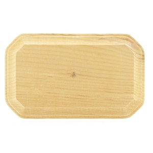 8 Pack: 18 inch x 5 inch Wood Plaque by Make Market, Size: 18” x 0.625” x 5”, Beige