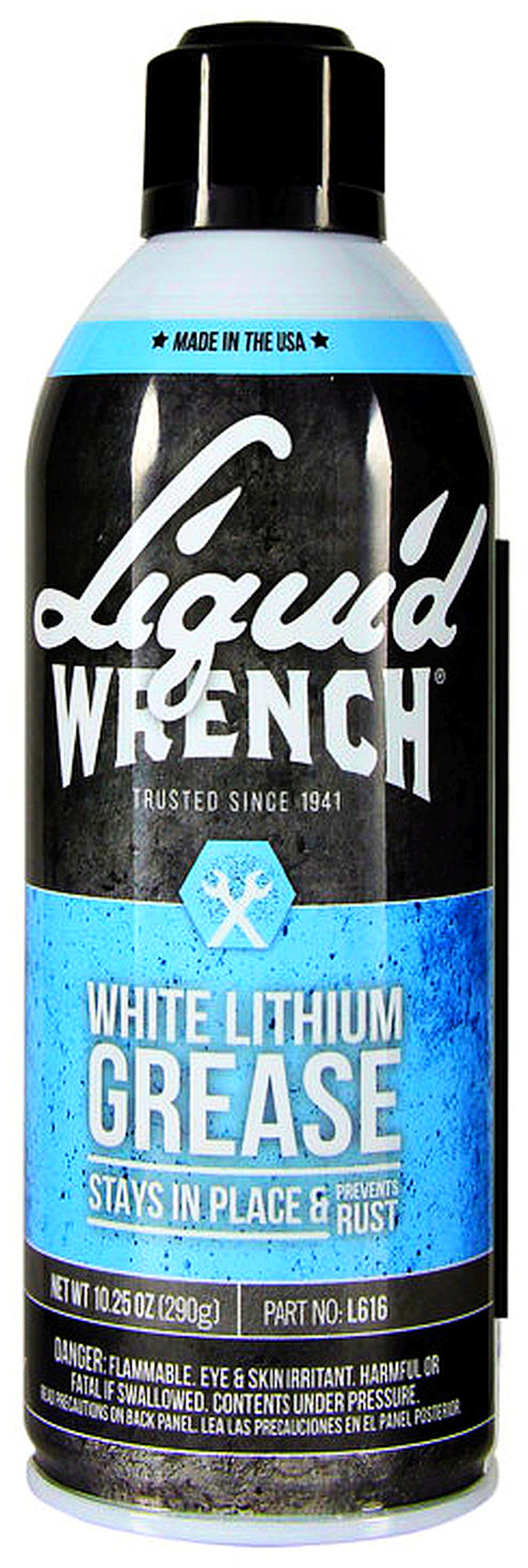 1 bidon de graisse de lithium blanc 10,25 oz aérosol Spray w / Cerflon PTFE  Lubrifiant lubrifier huile charnière résistant aux intempéries clé liquide  L616 -  France