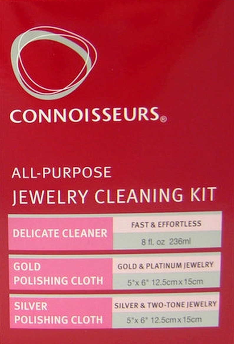 All Purpose JEWELRY CLEANING KIT Delicate Cleaner Dip Tray 2 Etsy