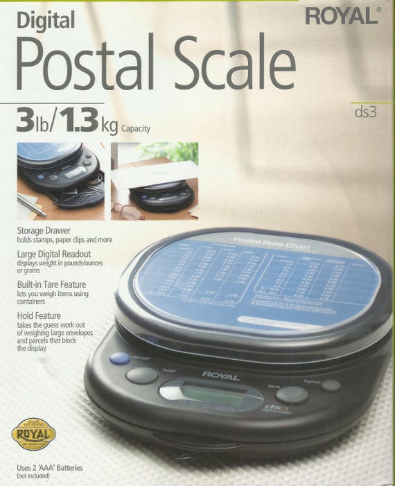 Smart Weigh Digital Shipping and Postal Weight Scale, 110 lbs x 0.1 oz, UPS  USPS Post Office Scale