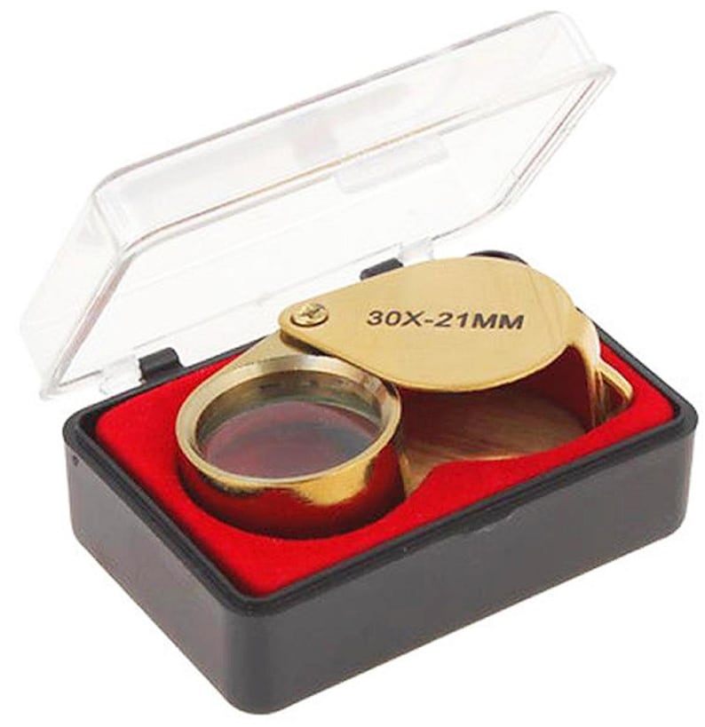 Jeweler's LOUPE 30x 30 Power 21mm Jewelers Jewelry Magnifying Glass