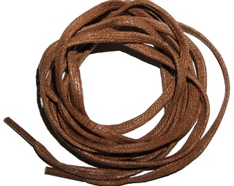 long brown shoelaces