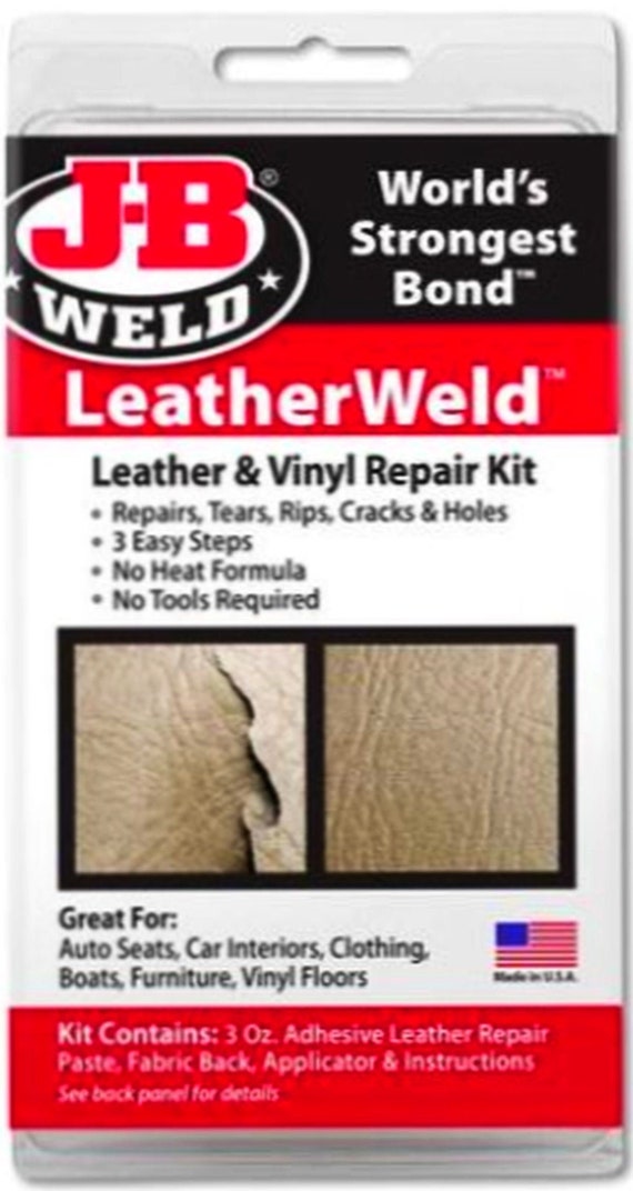 J-B Weld Leatherweld Leather & Vinyl Repair KIT Repairs Leather