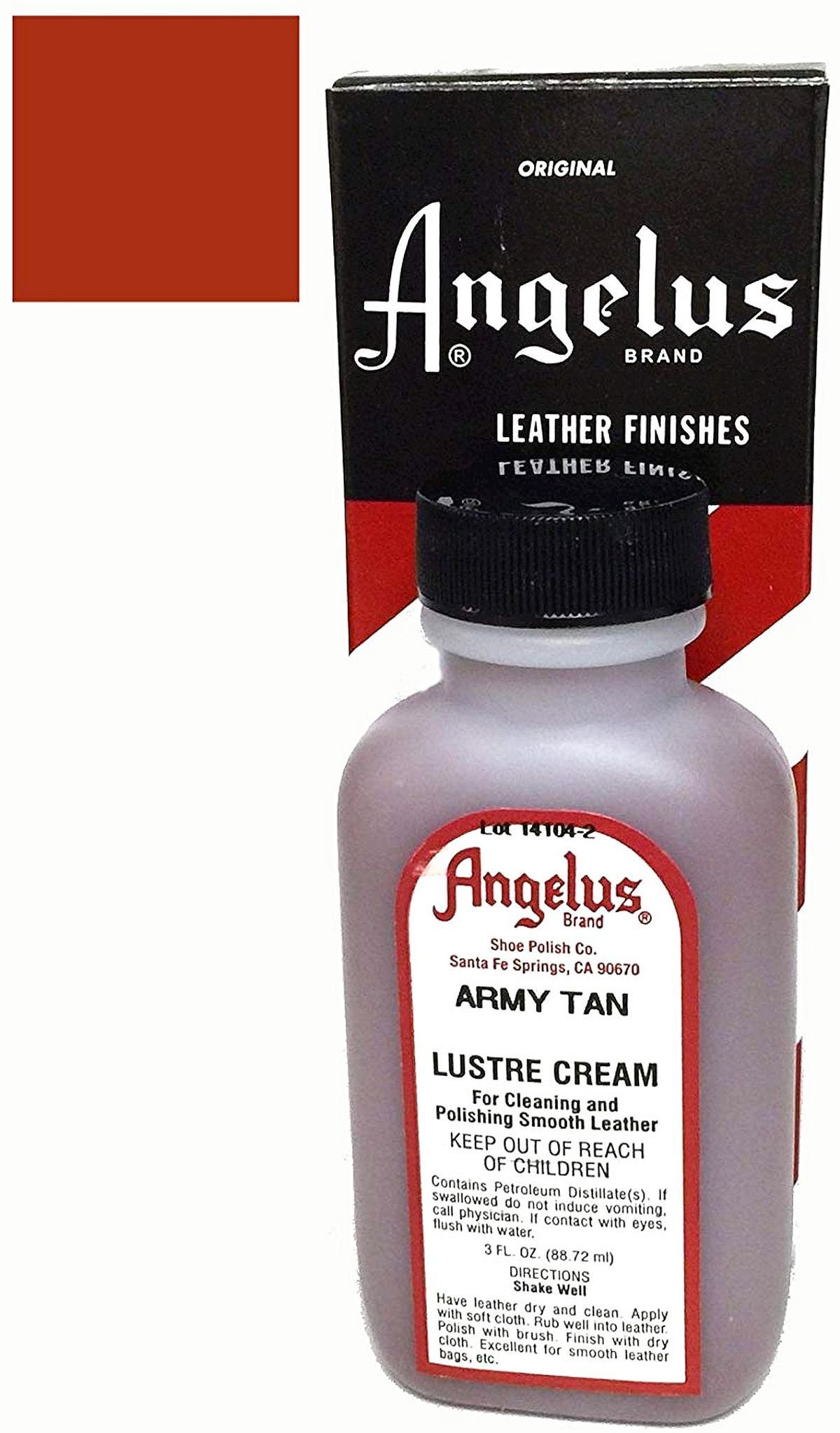 Angelus Leather Preparer Deglazer Lustre Cream Neutral Lotion