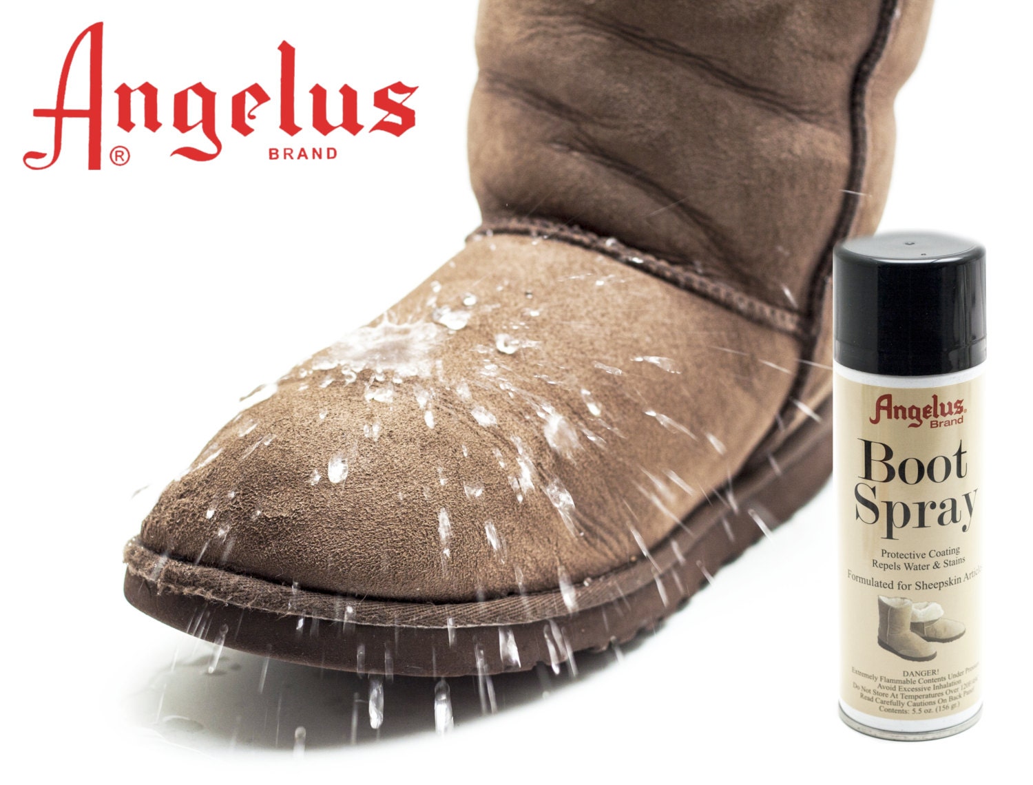 Sheepskin & Suede Boot Water Stain Protect Waterproof Spray Repellent  Waterproofer for Ugg Emu Whooga Sheep Skin Boots ANGELUS 852-05-000 -   Norway